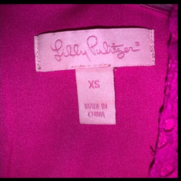 Lilly Pulitzer Pink Dress, Size XS - Picture 3 of 4